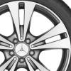 Mercedes 5 Twin Spoke [205-19] Tremolite Metallic with High Sheen Wheel Img 2