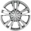 Mercedes 5 Twin Spoke [205-18] Himalaya Grey with High Sheen Wheel Img 1