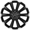 Mercedes 10 Spoke [205-19] Gloss Black with High Sheen Rim Edge Wheel Img 1