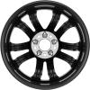 Mercedes 5 Twin Spoke [205-17] Gloss Black with High Sheen Wheel Img 3