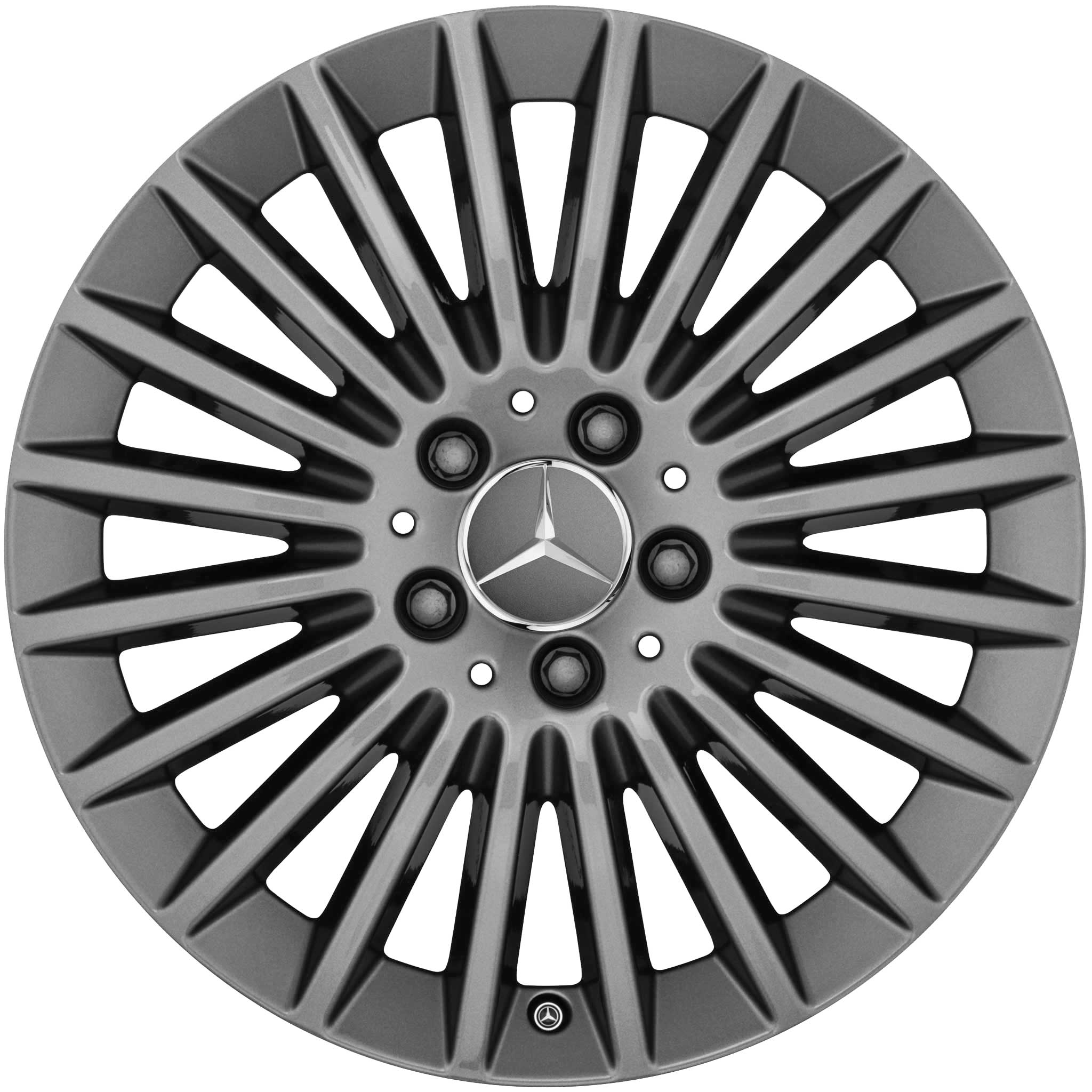 Mercedes Multispoke [205-17] Himalaya Grey Alloy Wheel Product Image #1