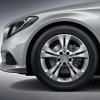 Mercedes 5 Twin Spoke [205-17] Vanadium Silver Wheel Img 2