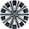 Mercedes 5 Double Spoke [205-17] Gloss Black with High Sheen Wheel Img 1