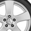 Mercedes 5 Spoke [205-17] Vanadium Silver Wheel Img 2