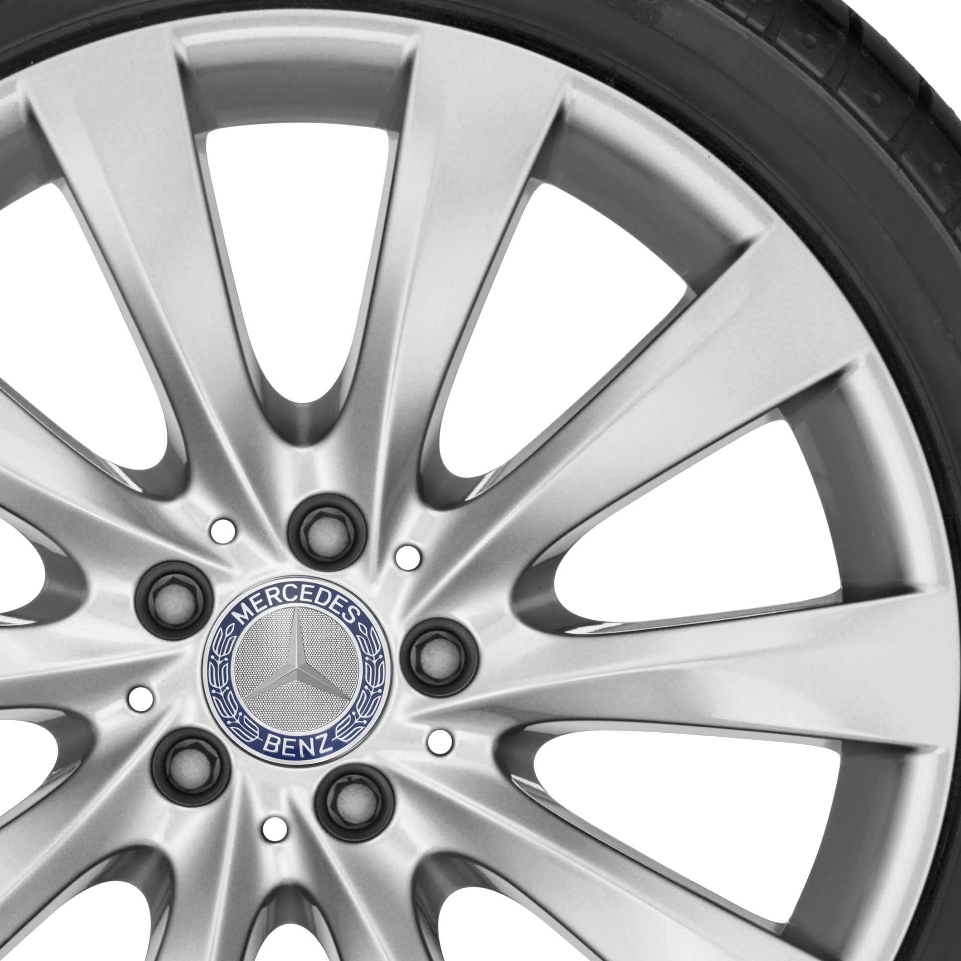Mercedes 10 Spoke [205-19] Vanadium Silver Alloy Wheel Product Image #2