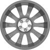 Mercedes 10 Spoke [205-19] Himalaya Grey Wheel Img 3