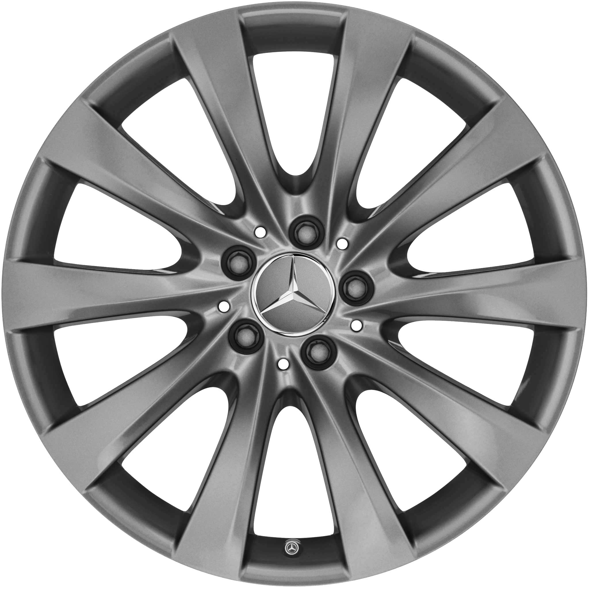 Mercedes 10 Spoke [205-19] Himalaya Grey Alloy Wheel Product Image #1