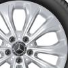 Mercedes 10 Spoke [205-17] Vanadium Silver Wheel Img 2