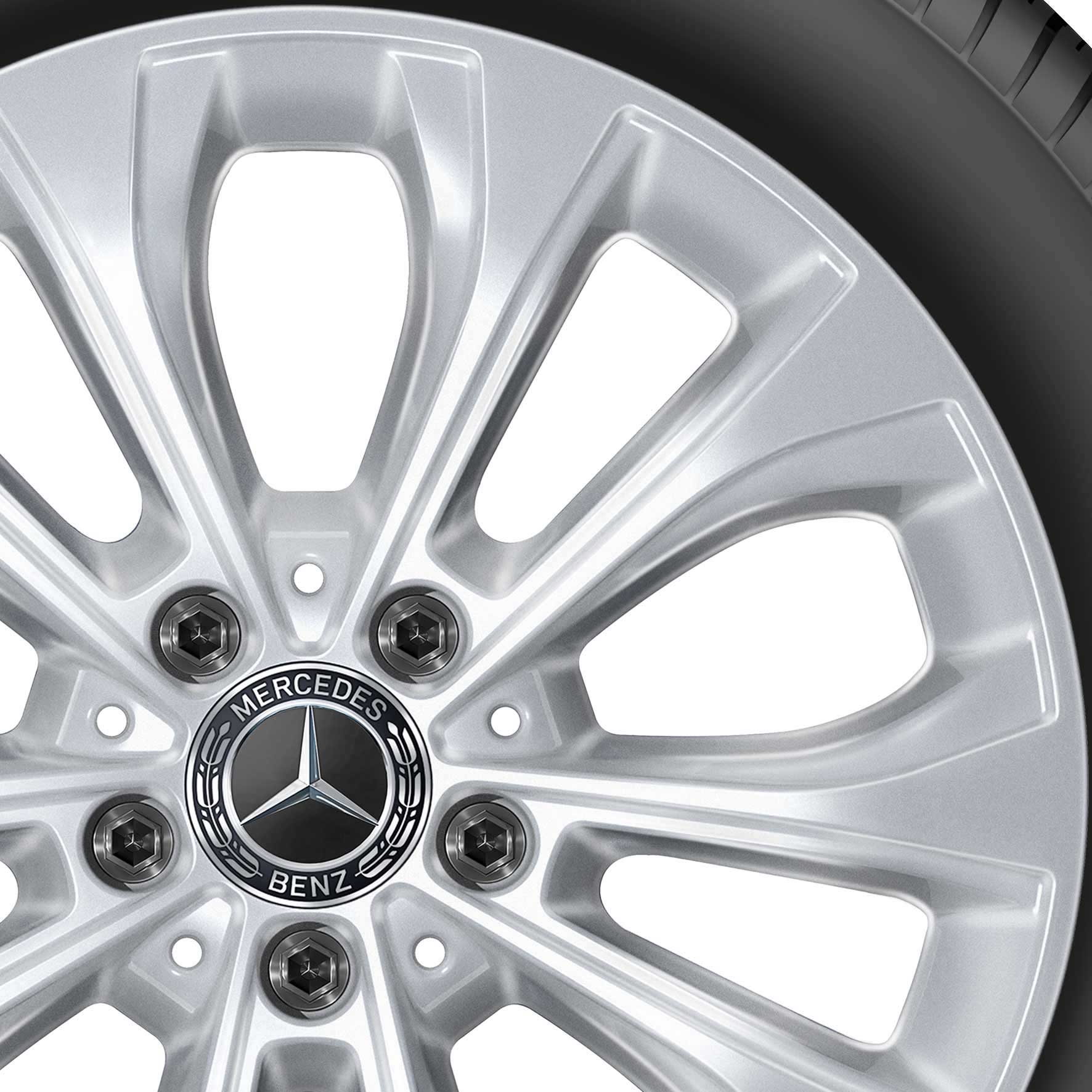 Mercedes 10 Spoke [205-17] Vanadium Silver Alloy Wheel Product Image #2
