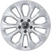 Mercedes 10 Spoke [205-17] Vanadium Silver Wheel Img 1