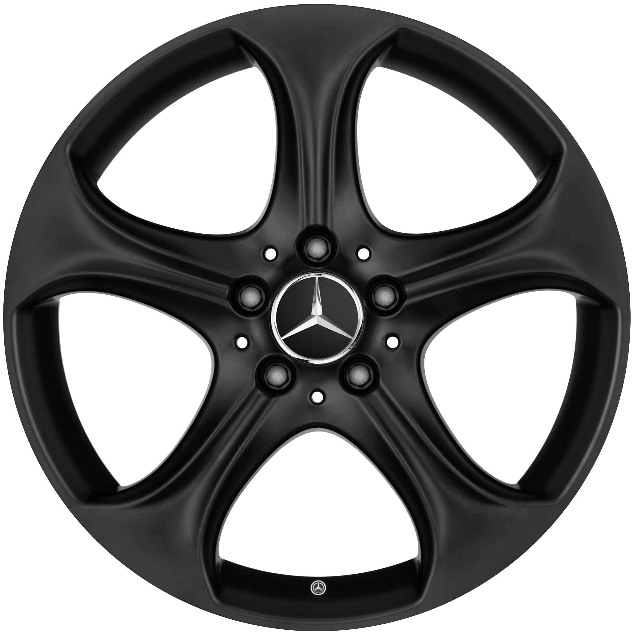 Mercedes 5 Spoke [205-18] Matt Black Alloy Wheel Product Image #1