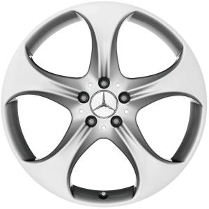Mercedes 5 Spoke [205-18] Vanadium Silver Alloy Wheel for Mercedes C-Class W205 - Sizes 18in