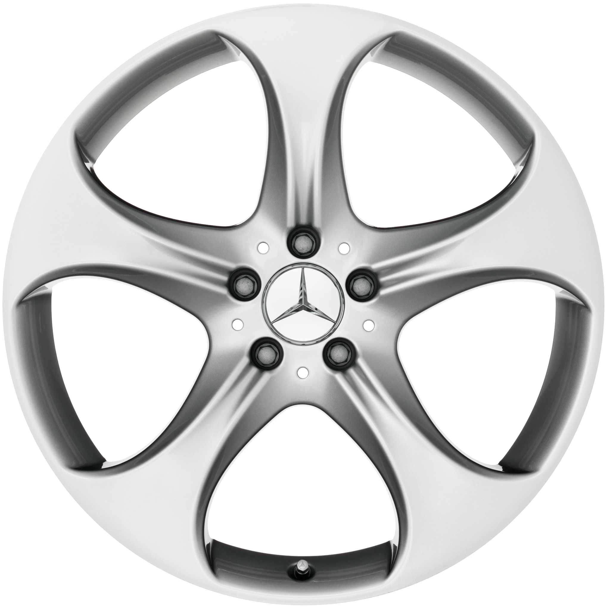Mercedes 5 Spoke [205-18] Vanadium Silver Alloy Wheel Product Image #1