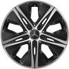Mercedes 5 Hole [205-17] Himalaya Grey with High Sheen Wheel Img 1