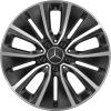 Mercedes 5 Hole [205-17] Gloss Black with High Sheen Wheel Img 1