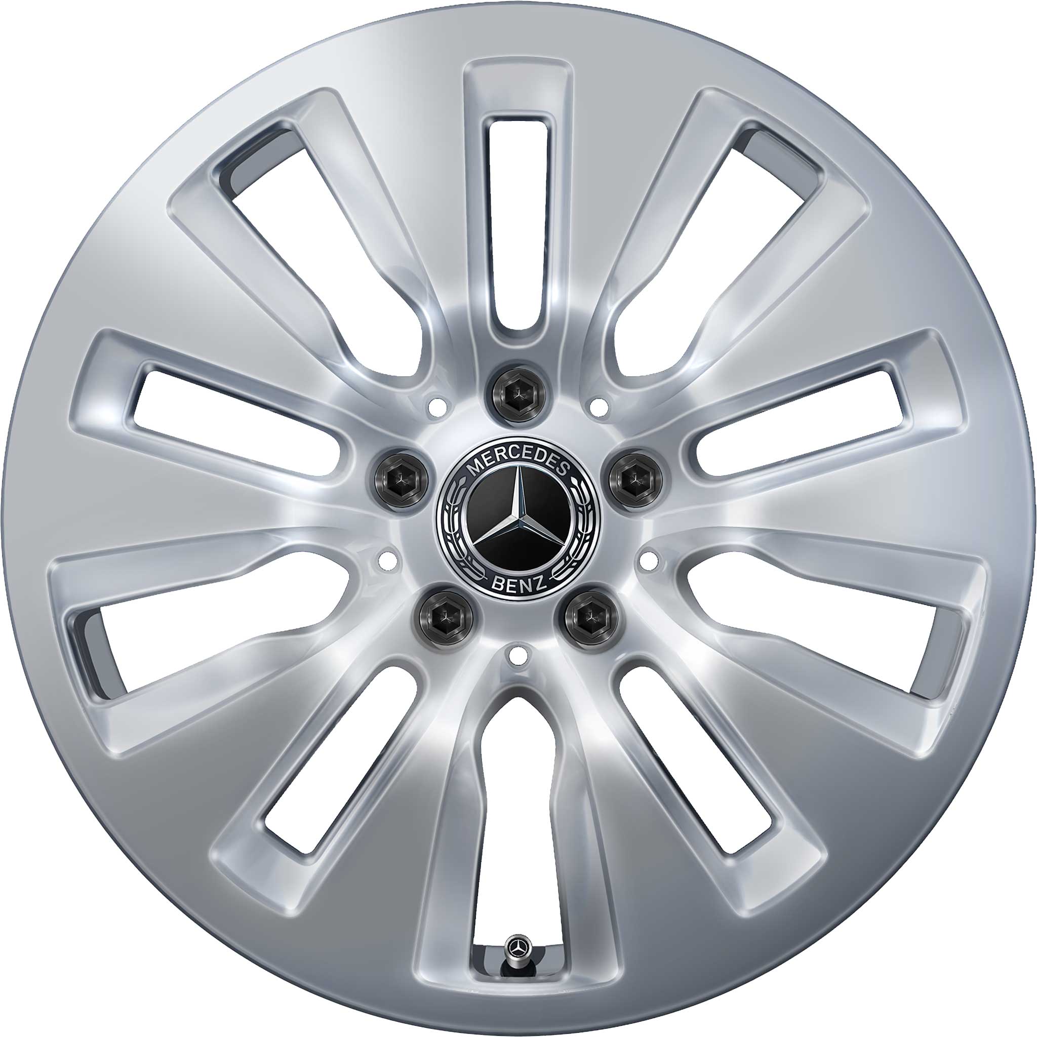 Mercedes 10 Hole [206-17] Vanadium Silver Alloy Wheel Product Image #1
