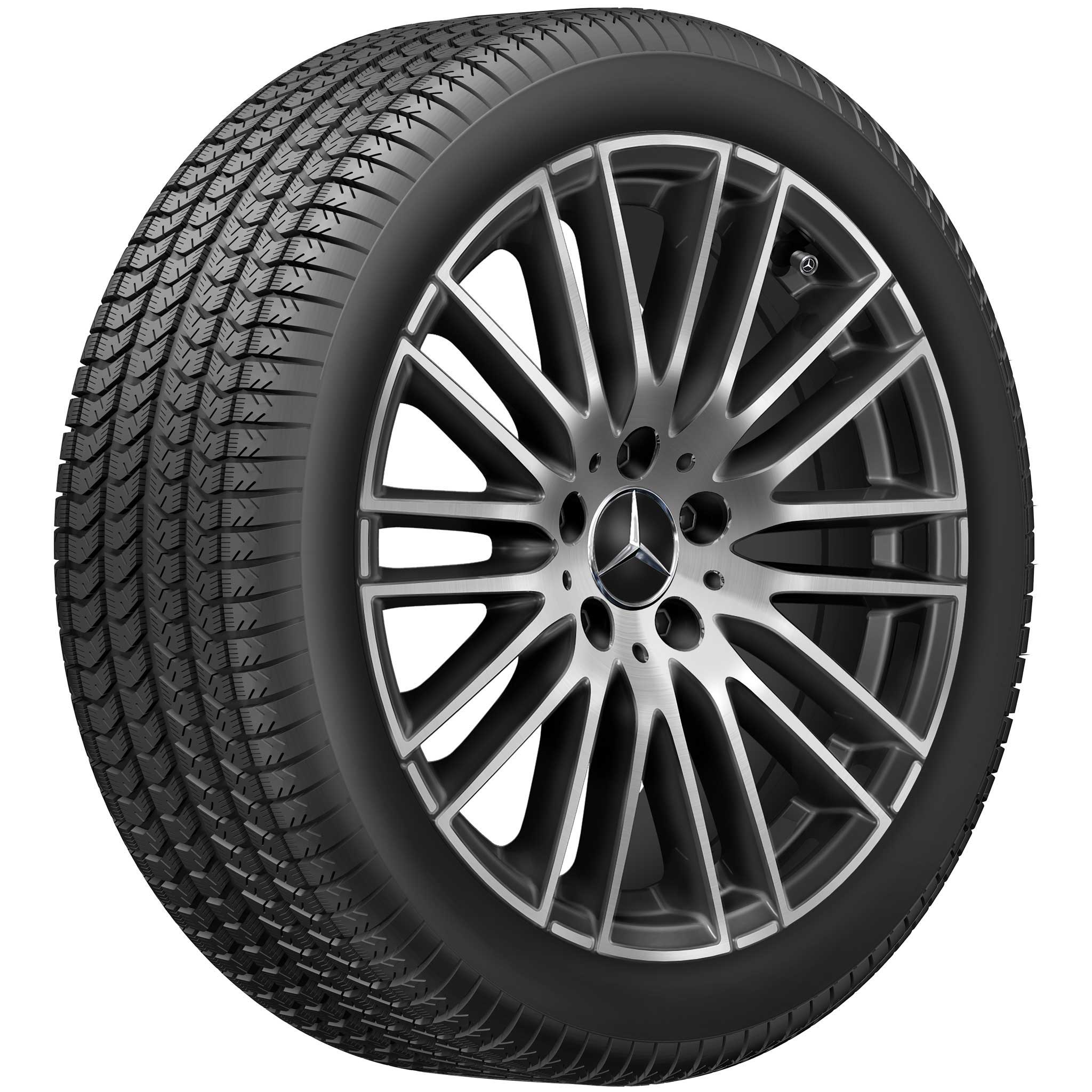 Mercedes 10 Spoke [206-18] Gloss Back with High Sheen Alloy Wheel Product Image #2