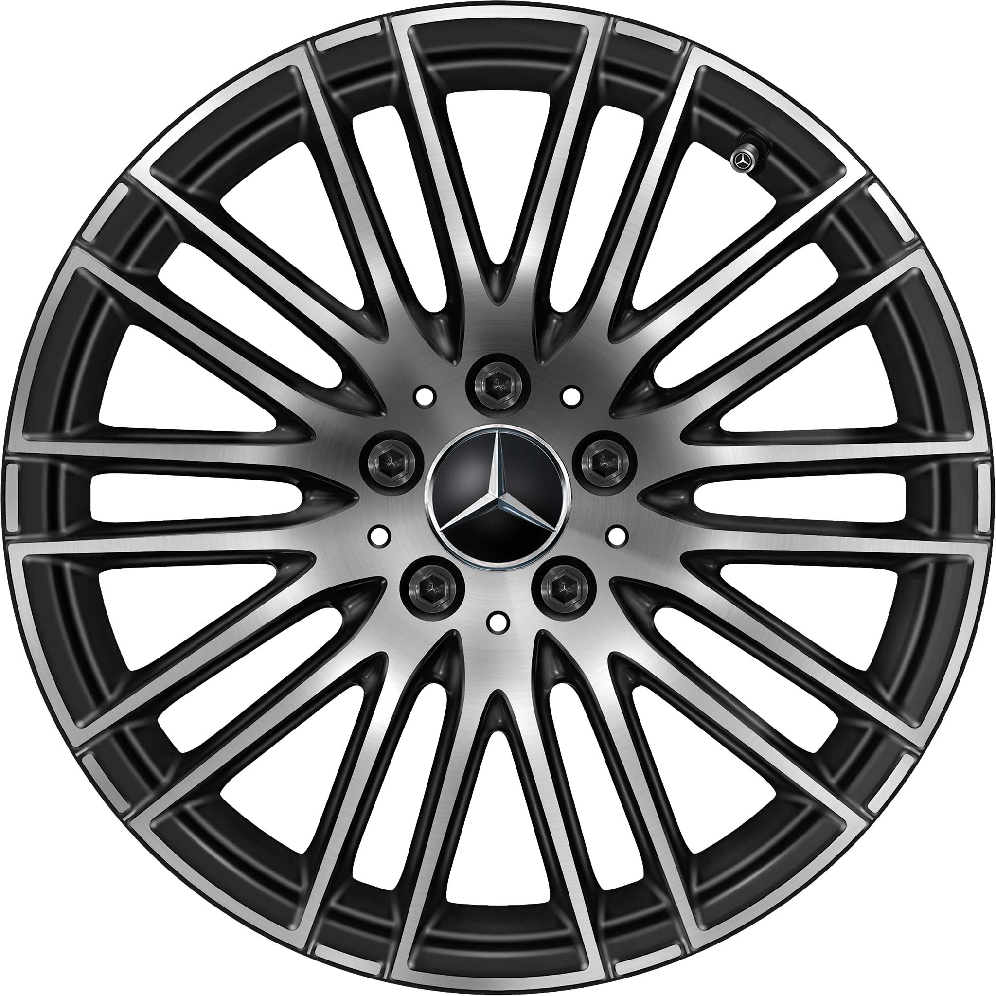 Mercedes 10 Spoke [206-18] Gloss Back with High Sheen Alloy Wheel Product Image #1