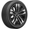 Mercedes 5 Spoke Aero [206-18] Gloss Back with High Sheen Wheel Img 2