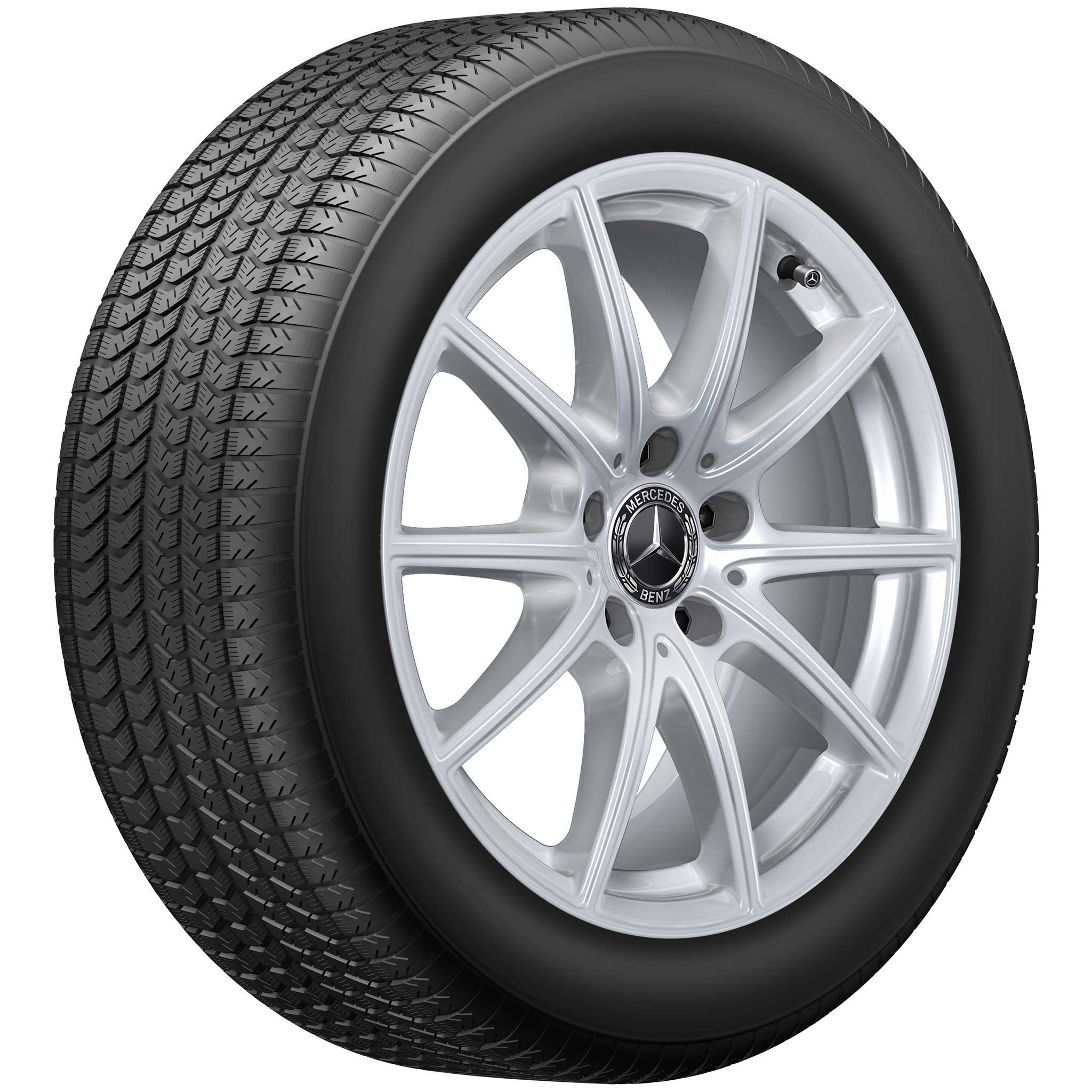 Mercedes 10 Spoke [206-17] Vanadium Silver Alloy Wheel Product Image #2