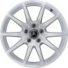 Mercedes 10 Spoke [206-17] Vanadium Silver Wheel Img 1