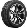 Mercedes 5 Twin Spoke [206-18] Gloss Back with High Sheen Wheel Img 2