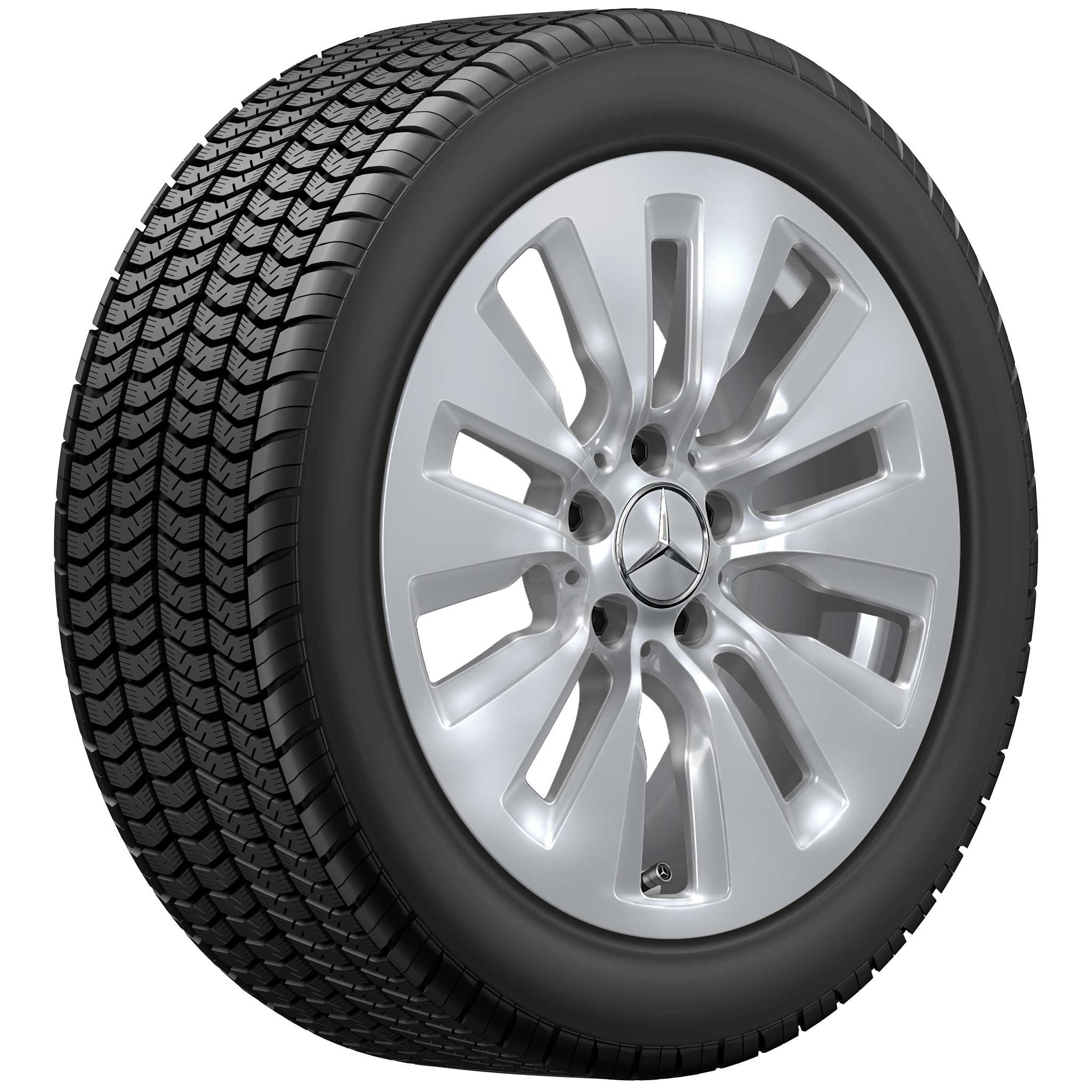 Mercedes 10 Hole [206-17] Vanadium Silver Alloy Wheel Product Image #2