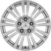Mercedes 9 Twin Spoke [207-16] Titanium Silver Wheel Img 1