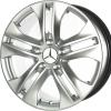 Mercedes 5 Twin Spoke [207-17] Titanium Silver Wheel Img 2