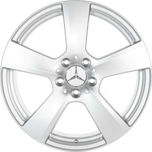 Mercedes 5 Spoke [207-18] Titanium Silver Alloy Wheel for Mercedes E-Class C207 - Sizes 18in