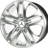 Mercedes 5 Twin Spoke [207-17] Titanium Silver Wheel Img 2
