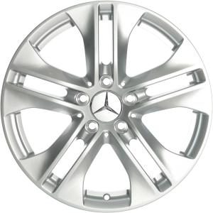 Mercedes 5 Twin Spoke [207-17] Titanium Silver Alloy Wheel for Mercedes E-Class C207 - Sizes 17in