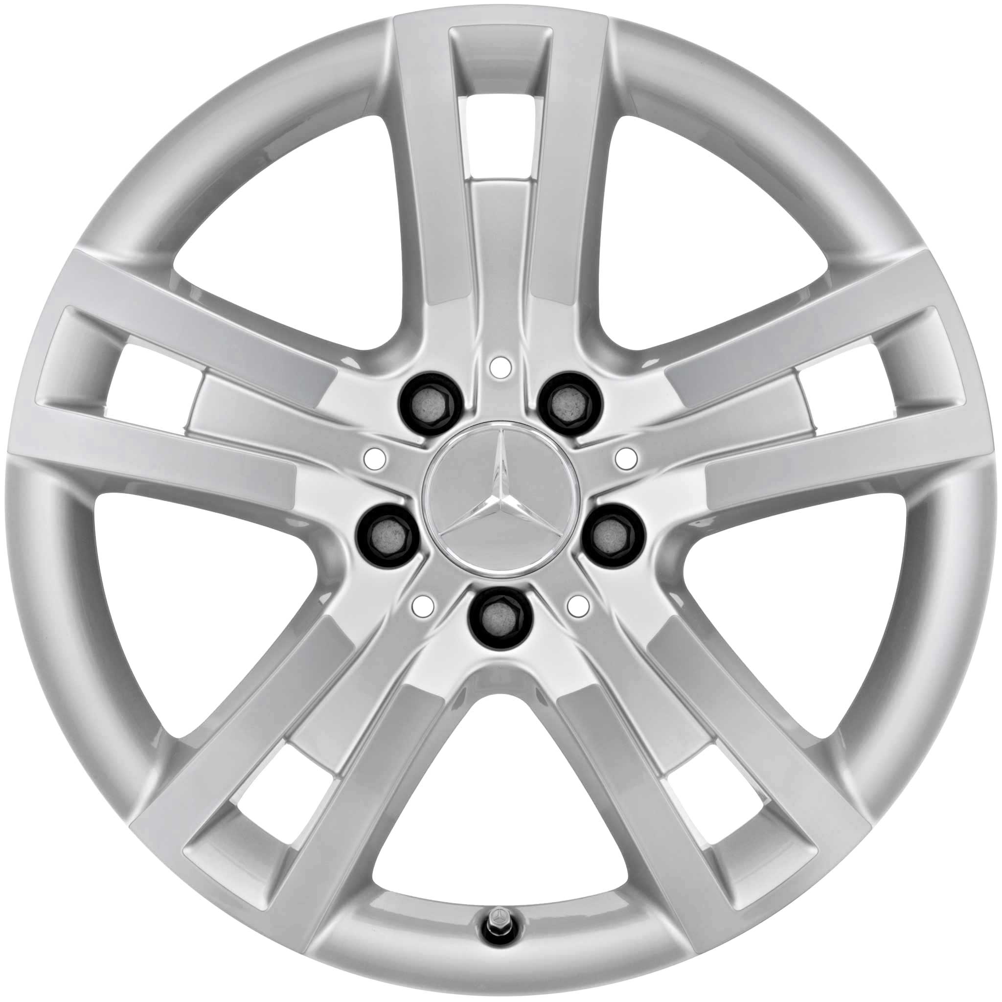 Mercedes Khotrima [207-17] Titanium Silver with High Sheen Alloy Wheel Product Image #1