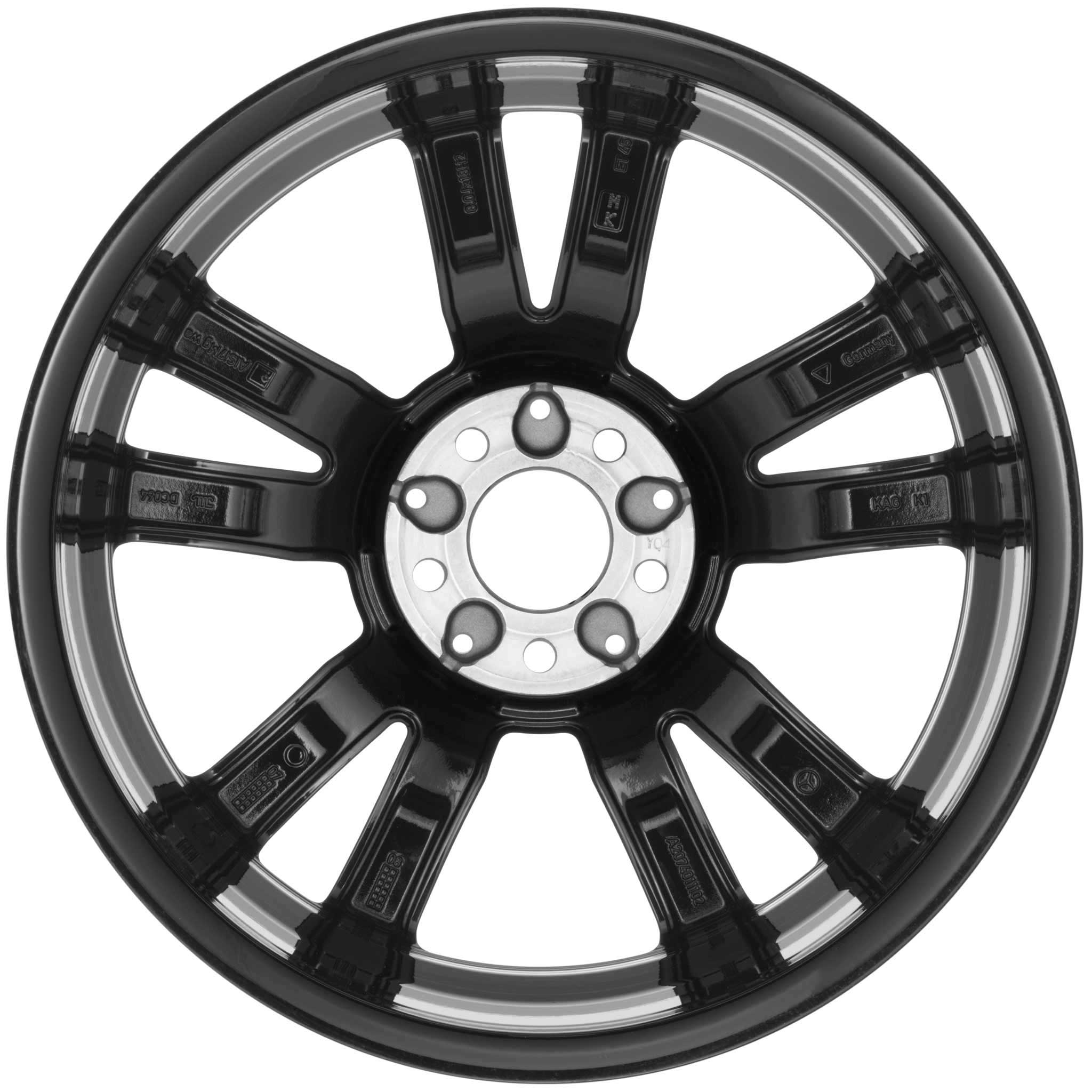 Mercedes 5 Twin Spoke [207-18] Gloss Black with High Sheen Alloy Wheel Product Image #3