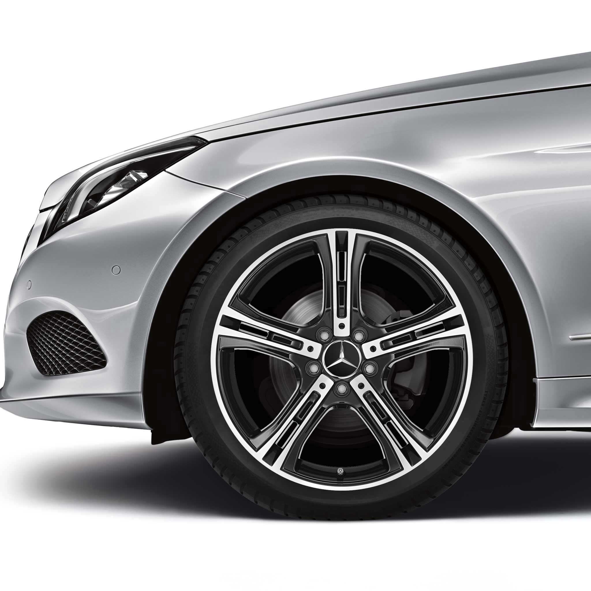 Mercedes 5 Spoke [207-18] Gloss Black with High Sheen Alloy Wheel Product Image #3