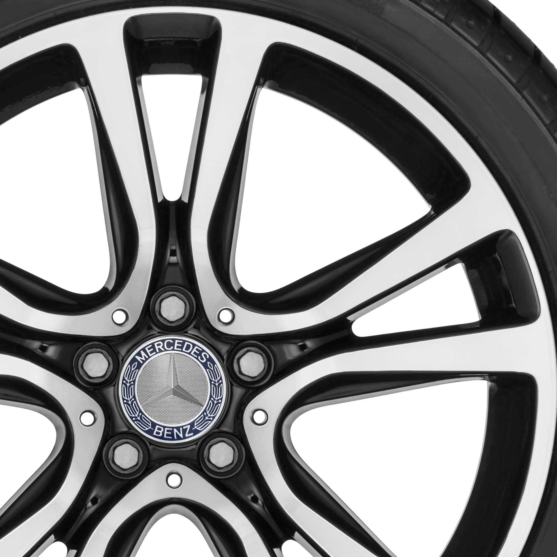 Mercedes 5 Twin Spoke [207-19] Gloss Black with High Sheen Alloy Wheel Product Image #2