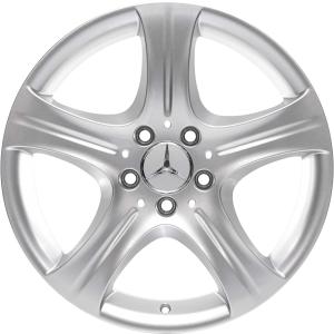 Mercedes 5 Spoke [207-17] Vanadium Silver Alloy Wheel for Mercedes E-Class C207 - Sizes 17in