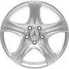 Mercedes 5 Spoke [207-17] Vanadium Silver Wheel Img 1