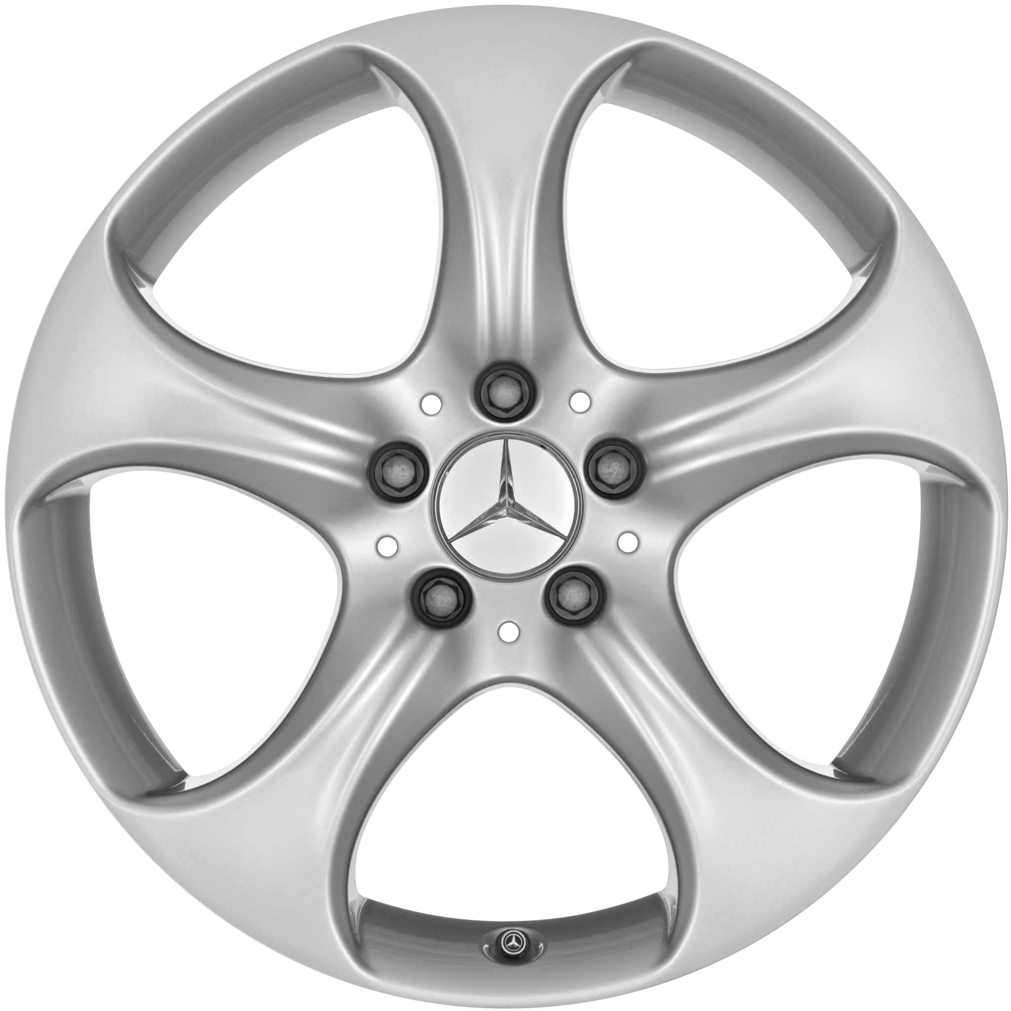 Mercedes 5 Spoke [207-18] Vanadium Silver Alloy Wheel Product Image #1