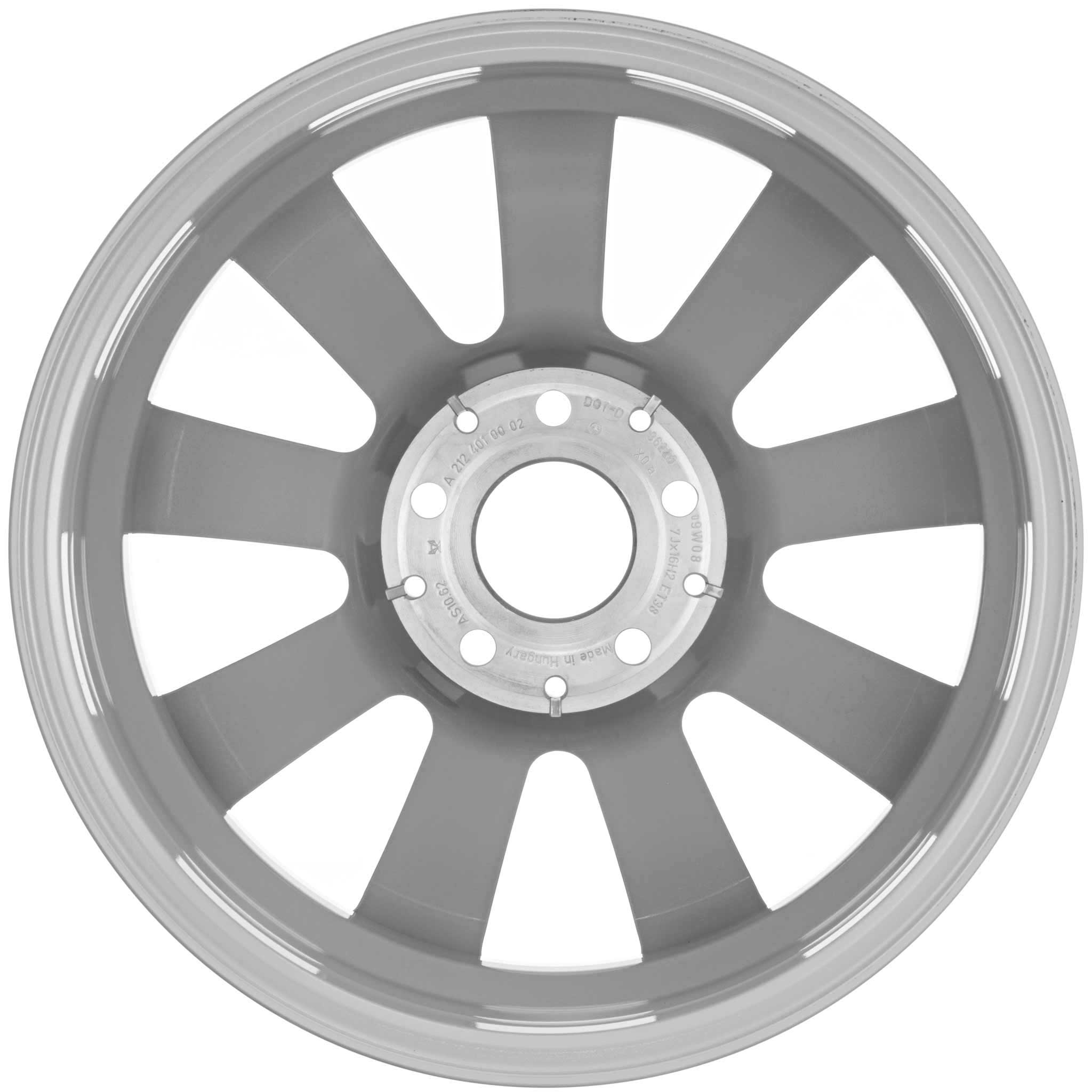Mercedes 9 Spoke [212-16] Titanium Silver Alloy Wheel Product Image #2