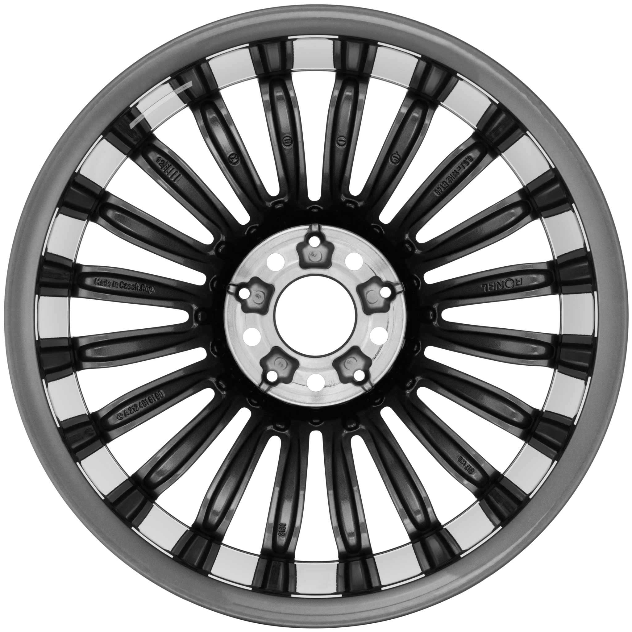 Mercedes 10 Twin Spoke [212-18] Tremolite Metallic with High Sheen Alloy Wheel Product Image #2