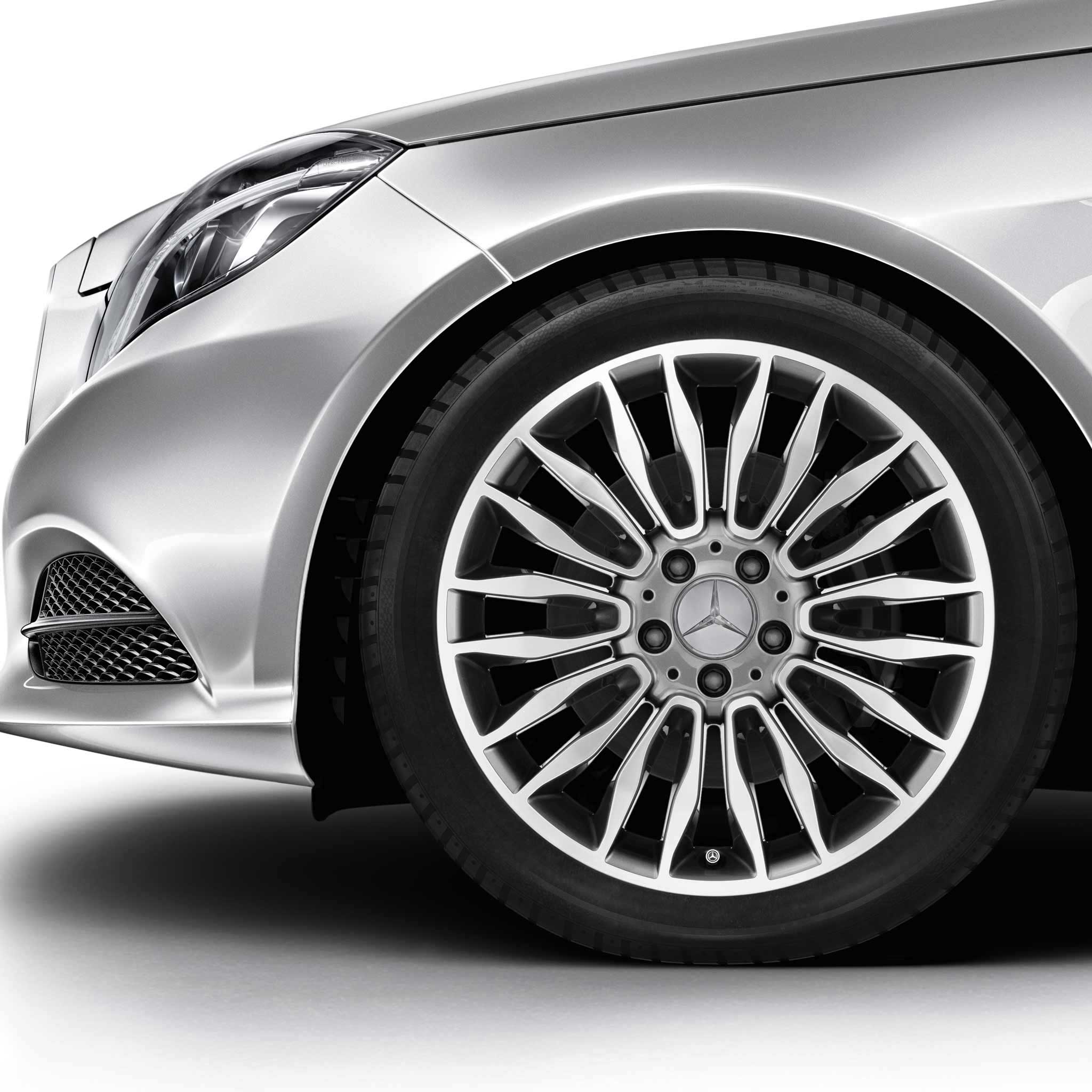 Mercedes 10 Twin Spoke [212-18] Tremolite Metallic with High Sheen Alloy Wheel Product Image #3