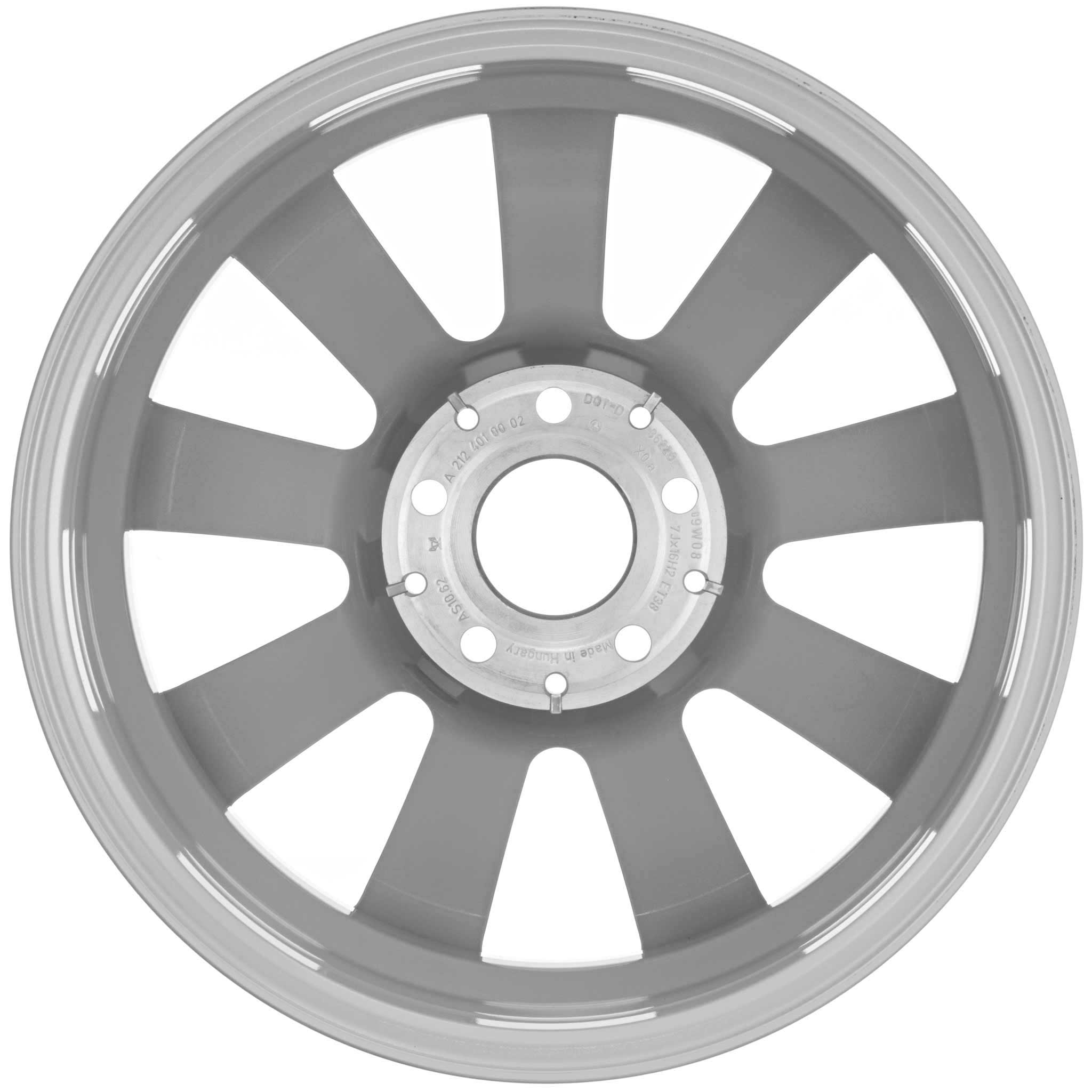 Mercedes 9 Spoke [212-16] Titanium Silver Alloy Wheel Product Image #2