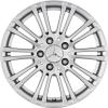 Mercedes 10 Twin Spoke [212-17] Titanium Silver Wheel Img 1