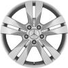 Mercedes 5 Twin Spoke [212-17] Titanium Silver with High Sheen Wheel Img 1