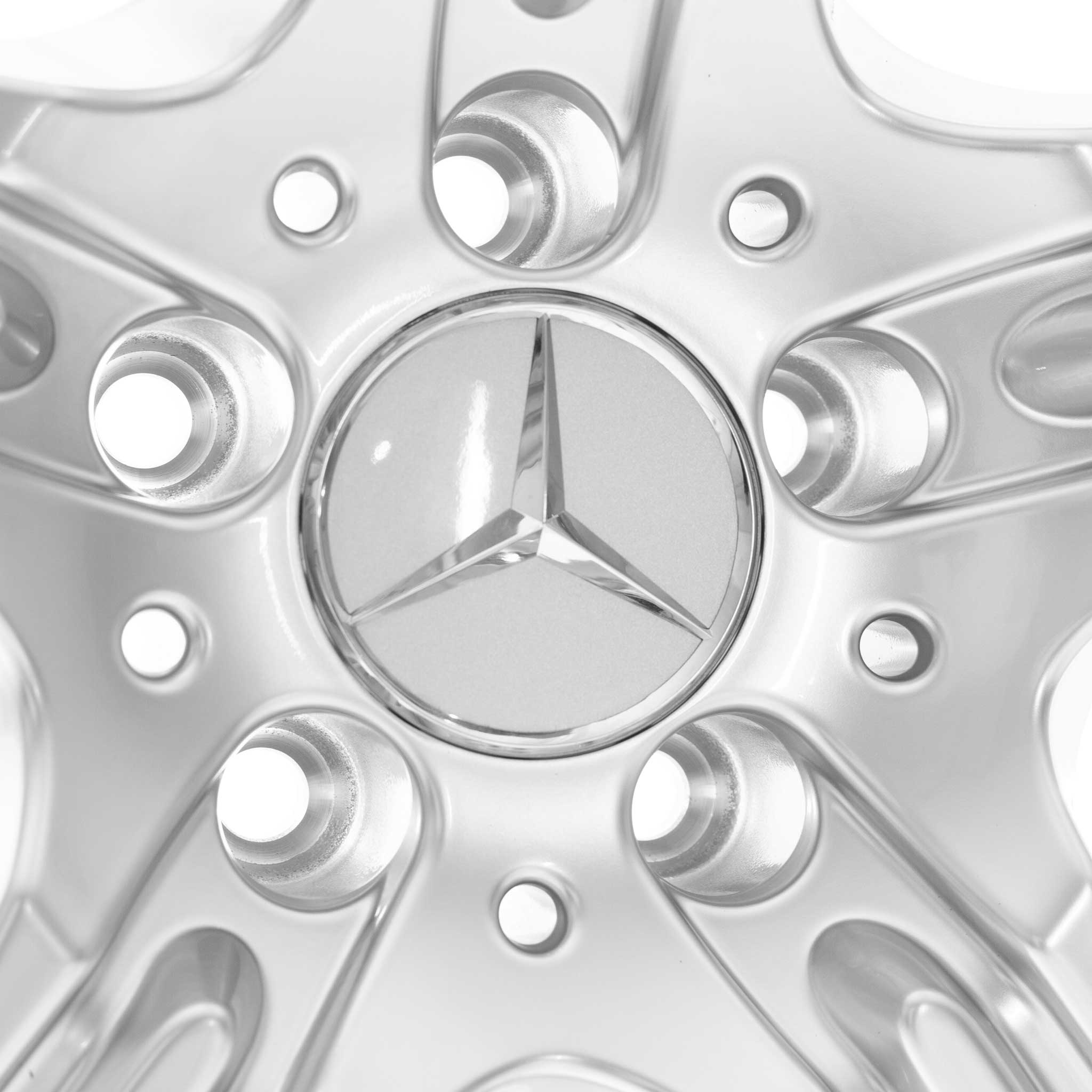Mercedes Sinnif [212-18] Sterling Silver Alloy Wheel Product Image #4