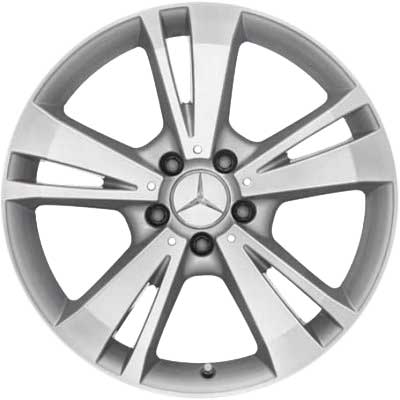 Mercedes 5 Twin Spoke [212-18] Titanium Silver ABD Alloy Wheel Product Image #1