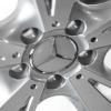 Mercedes 5 Twin Spoke [212-18] Titanium Silver with High Sheen Wheel Img 5