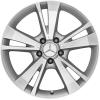 Mercedes 5 Twin Spoke [212-18] Titanium Silver with High Sheen Wheel Img 1