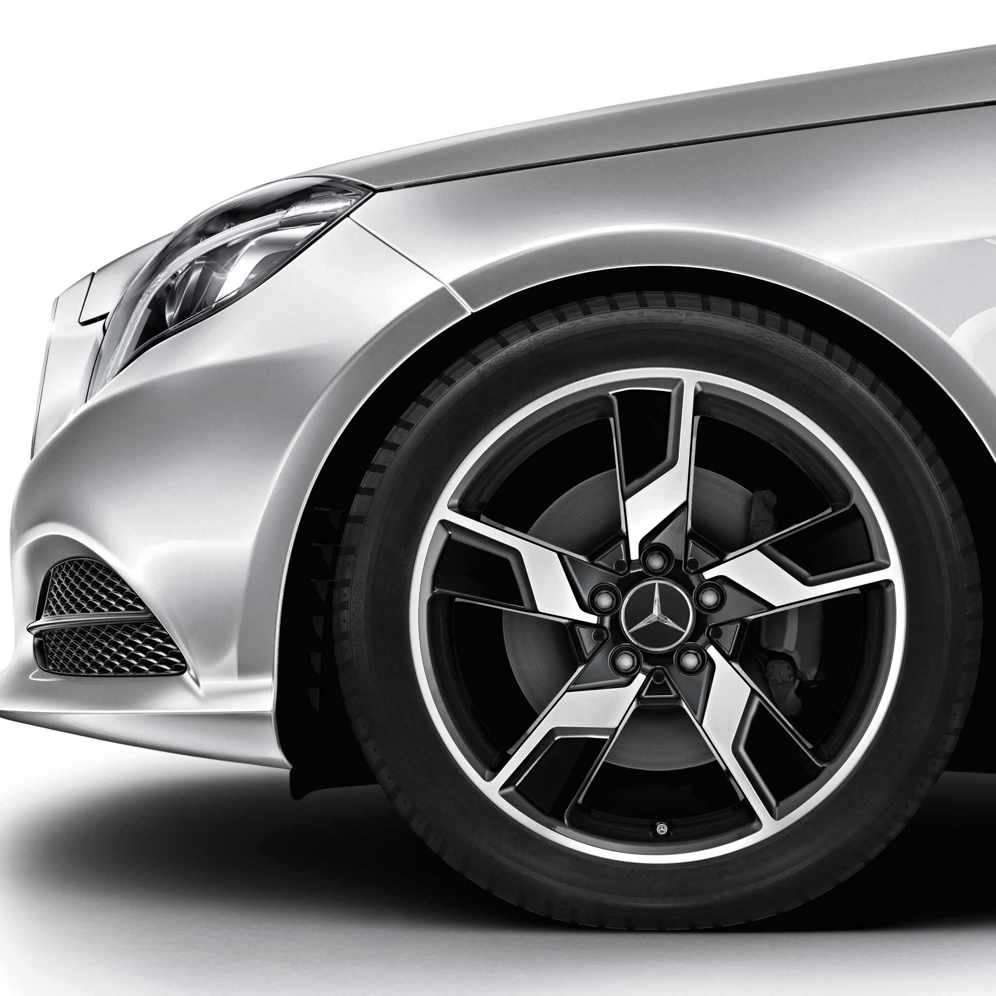 Mercedes Xentres [212-18] Gloss Black with High Sheen Alloy Wheel Product Image #3